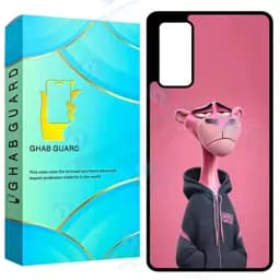کاور قاب گارد طرح پلنگ صورتی مدل Gchps20u مناسب برای گوشی موبایل سامسونگ Galaxy S20 Ultra 4G / Galaxy S20 Ultra 5G