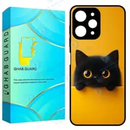 کاور قاب گارد طرح گربه مدل GCHPR12 مناسب برای گوشی موبایل شیائومی Redmi 12 4G / Redmi 12 5G / Poco M6 Pro 5G