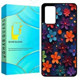 کاور قاب گارد طرح گل گلی مدل GCHPA72 مناسب برای گوشی موبایل سامسونگ Galaxy A72 4G