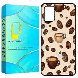 کاور قاب گارد طرح قهوه مدل Gchpa03s مناسب برای گوشی موبایل سامسونگ Galaxy A02s / M02s / A03s