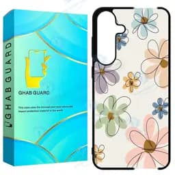 کاور قاب گارد طرح گل مدل GCHPS24 مناسب برای گوشی موبایل سامسونگ Galaxy S24