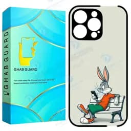 کاور قاب گارد طرح باگز بانی مدل Gchp16p مناسب برای گوشی موبایل اپل iPhone 16 Pro