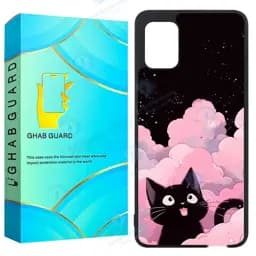 کاور قاب گارد طرح گربه مدل GCHPA31 مناسب برای گوشی موبایل سامسونگ Galaxy A31