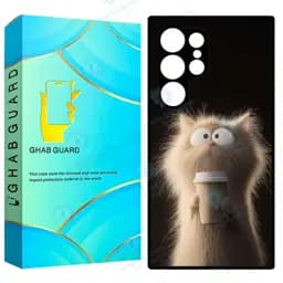 کاور قاب گارد طرح گربه مدل Gchps23u مناسب برای گوشی موبایل سامسونگ Galaxy S23 Ultra 5G