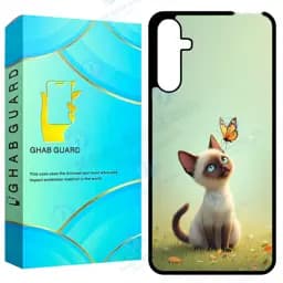 کاور قاب گارد طرح گربه مدل GCHPA14 مناسب برای گوشی موبایل سامسونگ Galaxy A14 4G / A14 5G / M14 5G