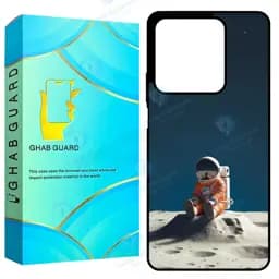 کاور قاب گارد طرح فضانورد مدل GCHPN134 مناسب برای گوشی موبایل شیائومی Redmi Note 13 4G