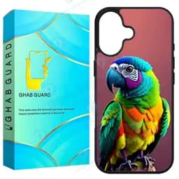 کاور قاب گارد طرح طوطی مدل G16pl مناسب برای گوشی موبایل اپل iPhone 16 Plus