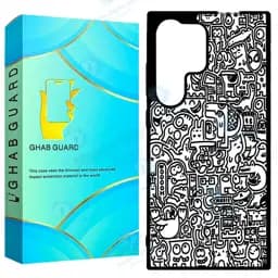 کاور قاب گارد طرح نقاشی مدل Gchpd24u مناسب برای گوشی موبایل سامسونگ Galaxy S24 Ultra 5G