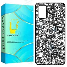 کاور قاب گارد طرح نقاشی مدل Gchpa03s مناسب برای گوشی موبایل سامسونگ Galaxy A02s / M02s / A03s