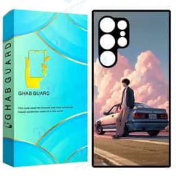 کاور قاب گارد طرح ماشین مدل Gchps23u مناسب برای گوشی موبایل سامسونگ Galaxy S23 Ultra 5G