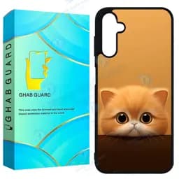 کاور قاب گارد طرح گربه مدل GCHPA25 مناسب برای گوشی موبایل سامسونگ Galaxy A25