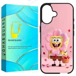 کاور قاب گارد طرح باب اسفنجی مدل G16pl مناسب برای گوشی موبایل اپل iPhone 16 Plus