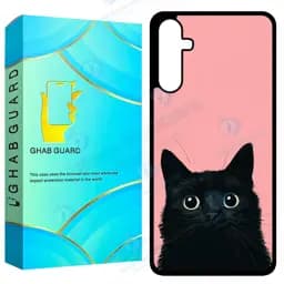 کاور قاب گارد طرح گربه مدل GCHPA34 مناسب برای گوشی موبایل سامسونگ Galaxy A34 5G