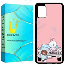 کاور قاب گارد طرح خرگوش مدل GCHPA51 مناسب برای گوشی موبایل سامسونگ Galaxy A51 4G / 5G