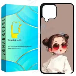 کاور قاب گارد طرح دختر مدل GCHPA224 مناسب برای گوشی موبایل سامسونگ Galaxy A22 4G / M22 4G / M32 4G