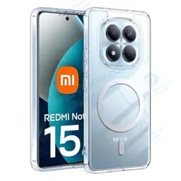 قاب پشت کریستالی مگ سیف دار گوشی شیائومی ردمی Note 15 Pro 4G