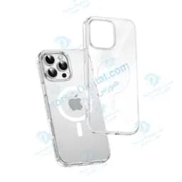 قاب پشت کریستالی Apple iPhone 15 Pro مدل مگ سیف دار