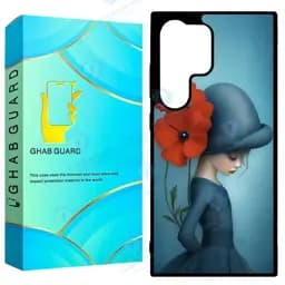 کاور قاب گارد طرح دختر مدل Gchpd24u مناسب برای گوشی موبایل سامسونگ Galaxy S24 Ultra 5G