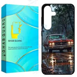 کاور قاب گارد طرح ماشین مدل Gchps23f مناسب برای گوشی موبایل سامسونگ Galaxy S23 Fe