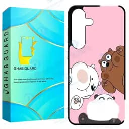 کاور قاب گارد طرح خرس مدل Gchps23f مناسب برای گوشی موبایل سامسونگ Galaxy S23 Fe