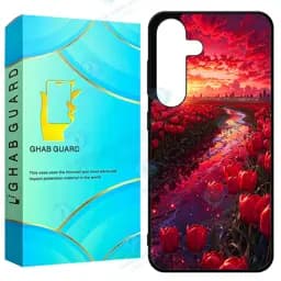 کاور قاب گارد طرح گل مدل Gchps23f مناسب برای گوشی موبایل سامسونگ Galaxy S23 Fe