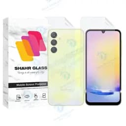محافظ صفحه نمایش شهر گلس مدل Mtnanfbsh مناسب برای گوشی موبایل سامسونگ Galaxy A25 به همراه محافظ پشت گوشی