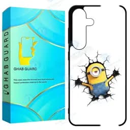 کاور قاب گارد طرح مینیون مدل Gchps23f مناسب برای گوشی موبایل سامسونگ Galaxy S23 Fe