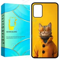 کاور قاب گارد طرح گربه مدل GCHPA324 مناسب برای گوشی موبایل سامسونگ Galaxy A32 4G