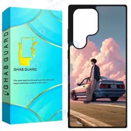 کاور قاب گارد طرح ماشین مدل Gchps22u مناسب برای گوشی موبایل سامسونگ Galaxy S22 Ultra 5G