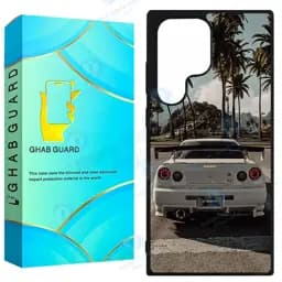 کاور قاب گارد طرح ماشین مدل Gchps22u مناسب برای گوشی موبایل سامسونگ Galaxy S22 Ultra 5G