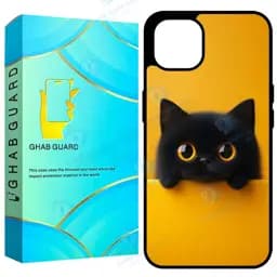 کاور قاب گارد طرح گربه مدل GCHP15 مناسب برای گوشی موبایل اپل iPhone 15