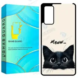 کاور قاب گارد طرح گربه مدل Gchps20u مناسب برای گوشی موبایل سامسونگ Galaxy S20 Ultra 4G / Galaxy S20 Ultra 5G