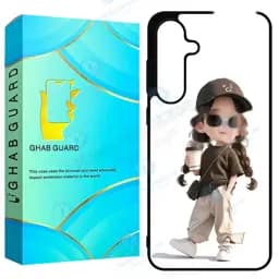 کاور قاب گارد طرح دختر مدل Gs25fe مناسب برای گوشی موبایل سامسونگ Galaxy S25 Fe