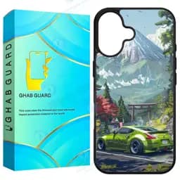 کاور قاب گارد طرح ماشین مدل G16pl مناسب برای گوشی موبایل اپل iPhone 16 Plus