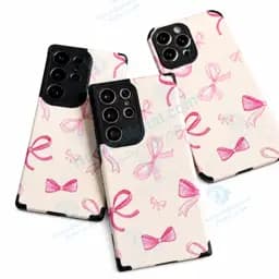قاب کبریتی پاپیون صورتی گوشی سامسونگ A52