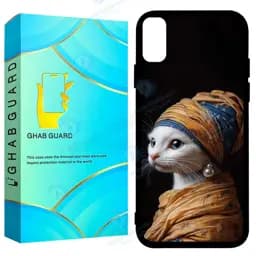 کاور قاب گارد طرح گربه مدل Gchpx مناسب برای گوشی موبایل اپل iPhone X / Xs