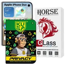 محافظ صفحه نمایش هورس مدل Prvkush مناسب برای گوشی موبایل اپل iPhone Duo