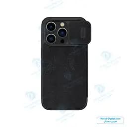 کیف چرمی نیلکین Apple iPhone 15 Pro مدل Qin Pro
