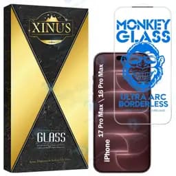 محافظ صفحه نمایش ژینوس مدل Monnsx مناسب برای گوشی موبایل اپل iPhone 17 Pro Max