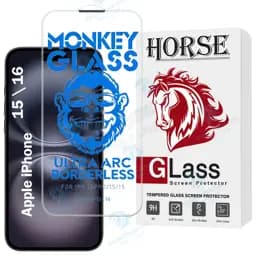 محافظ صفحه نمایش هورس مدل Monnsh مناسب برای گوشی موبایل اپل iPhone 15 \ iPhone 16