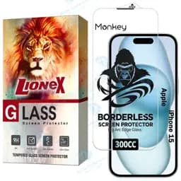محافظ صفحه نمایش لایونکس مدل 300NSTL مناسب برای گوشی موبایل اپل iPhone 15
