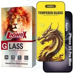 محافظ صفحه نمایش لایونکس مدل FHGL20 مناسب برای گوشی موبایل اپل iPhone 15 Pro Max