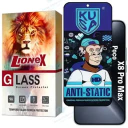 محافظ صفحه نمایش لایونکس مدل Kual مناسب برای گوشی موبایل شیائومی Poco X8 Pro Max