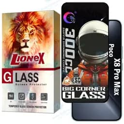 محافظ صفحه نمایش لایونکس مدل Bigcl مناسب برای گوشی موبایل شیائومی Poco X8 Pro Max