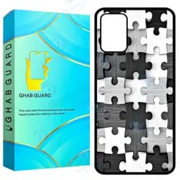 کاور قاب گارد طرح پازل مدل GCHPA324 مناسب برای گوشی موبایل سامسونگ Galaxy A32 4G