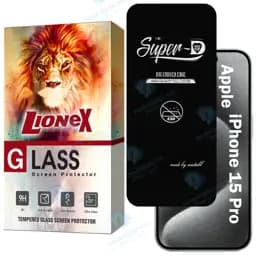 محافظ صفحه نمایش لایونکس مدل Superdnl مناسب برای گوشی موبایل اپل iPhone 15 Pro