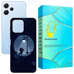 کاور قاب گارد طرح گربه و شب مدل GCHPR12 مناسب برای گوشی موبایل شیائومی Redmi 12 4G / Redmi 12 5G / Poco M6 Pro 5G