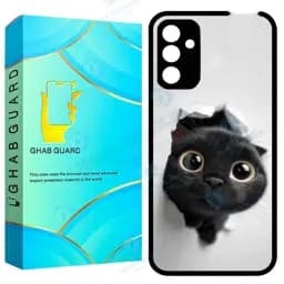 کاور قاب گارد طرح گربه مدل GCHPA34 مناسب برای گوشی موبایل سامسونگ Galaxy A34 5G