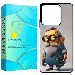 کاور قاب گارد طرح مینیون مدل GCHPN134 مناسب برای گوشی موبایل شیائومی Redmi Note 13 4G