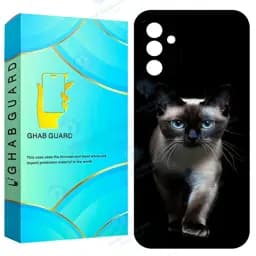 کاور قاب گارد طرح گربه مدل GCHPA34 مناسب برای گوشی موبایل سامسونگ Galaxy A34 5G